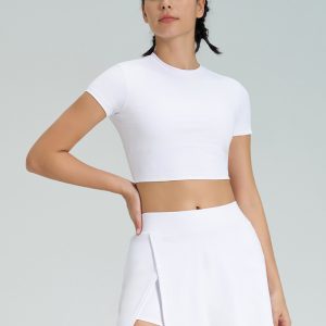 Quick drying A-line style women's yoga skirt set